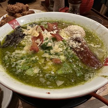 Ramen Nagi - Green ramen (basil and olive oil) - Ramen Near Me - Arcadia, California Ramen Nagi - Green ramen (basil and olive oil) - Ramen Near Me - Arcadia, California
