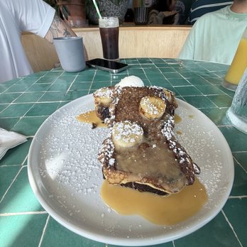 Citizen All Day - Restaurant, Cafe & Deli - Banana Bread French Toast was highly recommended to share at the table - such a great idea, Henry! - Australian Near Me - Austin, Texas