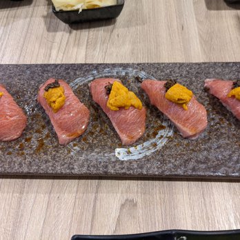 Yuubi Sushi - Toro w uni and truffle - Sushi Bars Near Me - Beaverton, Oregon