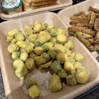 True Texas BBQ - Fried Okra - Barbeque Near Me - Pflugerville, Texas True Texas BBQ - Fried Okra - Barbeque Near Me - Pflugerville, Texas