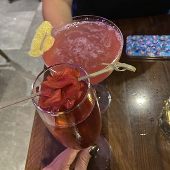 Oku - Summer Plum Wine Spritz, Red Lily - Sushi Bars Near Me - Santa Barbara, California