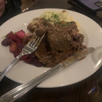 The Roost - Spare ribs with beets and potatoes - Bars Near Me - Longmont, Colorado The Roost - Spare ribs with beets and potatoes - Bars Near Me - Longmont, Colorado