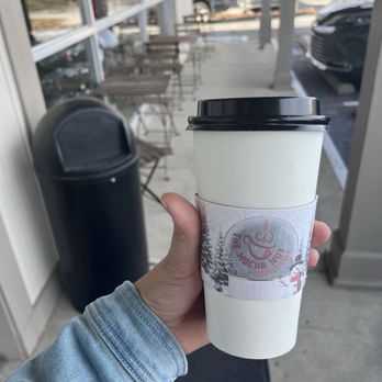 Anecdote Coffee - I ordered a large Banana Miso Latte  with oat milk and it was a lovely blend of creamy banana and savory miso aftertaste. - Coffee & Tea Near Me - Indianapolis, Indiana