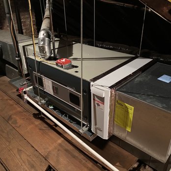 A Degree Above Heating & Cooling - Furnace In attic - Heating & Air Conditioning/HVAC Near Me - Saddle Brook, New Jersey