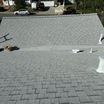 Pat & Sun Roofing - closer view of new vents looking toward front of house - Roofing Near Me - San Diego, California Pat & Sun Roofing - closer view of new vents looking toward front of house - Roofing Near Me - San Diego, California