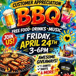 Camp Creek Liquor Store - Customer appreciation BBQ