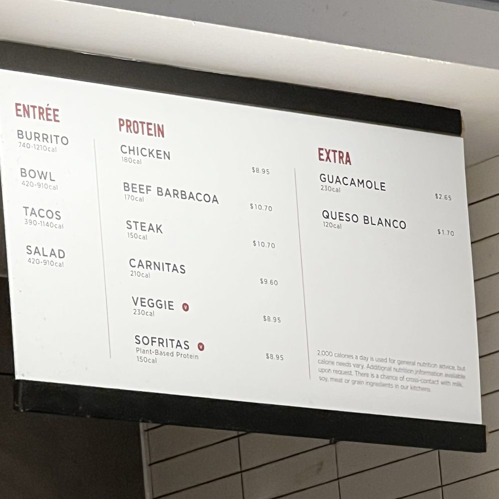 Menu Menu