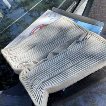Jiffy Lube - Another angle of old air filter - Tires Near Me - Red Bluff, California Jiffy Lube - Another angle of old air filter - Tires Near Me - Red Bluff, California