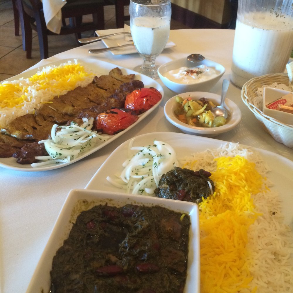 Kabob House - Delicious dish of Persian ghormesabzi along side beautiful tender & juicy sultani kabob only two of the many specialties of the Kabob House - Middle Eastern Near Me - Walnut Creek, California Kabob House - Delicious dish of Persian ghormesabzi along side beautiful tender & juicy sultani kabob only two of the many specialties of the Kabob House - Middle Eastern Near Me - Walnut Creek, California