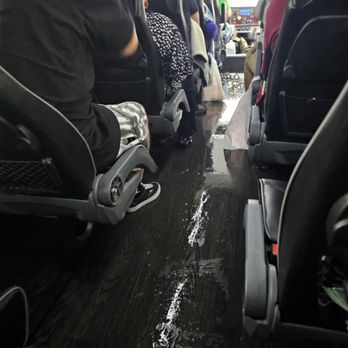 Classic Elegance Coaches - The Water leaking inside bus. - Bus Tours Near Me Classic Elegance Coaches - The Water leaking inside bus. - Bus Tours Near Me
