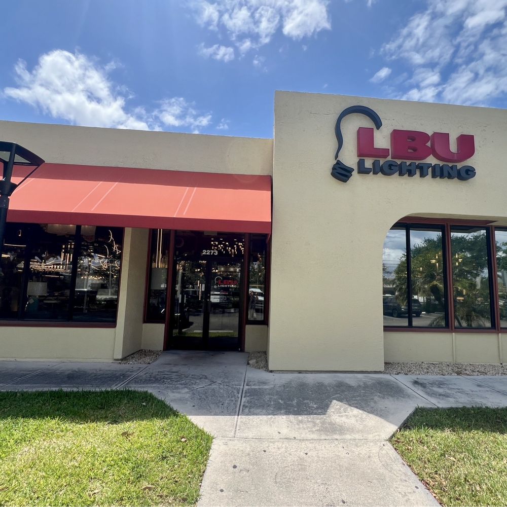LBU Lighting - Look for the big LBU as you're driving on Federal Highway in Boca Raton. Stores are located Broward and Palm Beach County. - Lighting Stores Near Me - Boca Raton, Florida