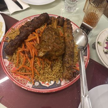 Sami’s Kebab House - Plate of kebabs and Uzbeki Pulao! - Afghan Near Me - Astoria, New York Sami’s Kebab House - Plate of kebabs and Uzbeki Pulao! - Afghan Near Me - Astoria, New York
