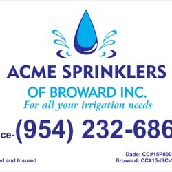 Acme Sprinklers of Broward - PHOTO FROM GRIFFIN ELEMENTARY