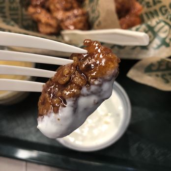 Wingstop - Spicy Korean Q. It's not spicy (at all) but it sure is good. - Chicken Wings Near Me - Santa Fe, New Mexico