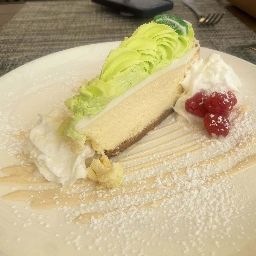 Olesia's Taverne - Key lime cheesecake - Ukrainian Near Me - Richfield, Ohio Olesia's Taverne - Key lime cheesecake - Ukrainian Near Me - Richfield, Ohio
