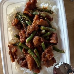 Pad Prig Khing with Roast Pork Pad Prig Khing with Roast Pork