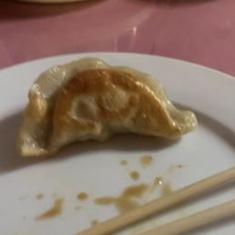 The delish and huge potsticker don't disappoint! The delish and huge potsticker don't disappoint!