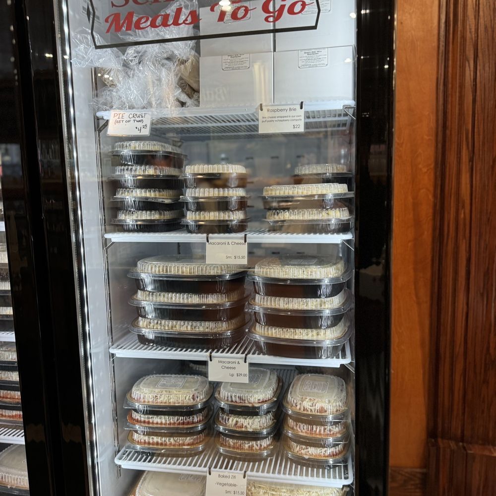 a refrigerator full of donuts a refrigerator full of donuts