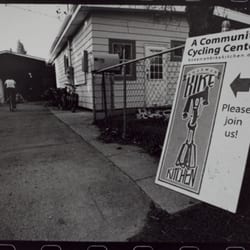 Bozeman Bike Kitchen - Out front.
