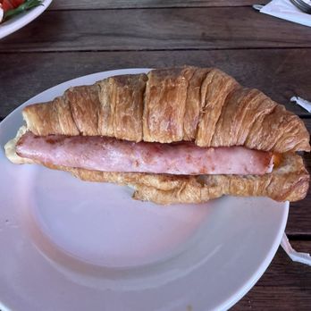 Cafe Mogagua - Ham and Cheese Croissant - Mexican Near Me - Isla Mujeres, ROO Cafe Mogagua - Ham and Cheese Croissant - Mexican Near Me - Isla Mujeres, ROO