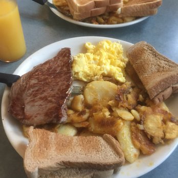 Mark's Texas Hots - Steak ,eggs home fries and toast. - Diners Near Me - Rochester, New York Mark's Texas Hots - Steak ,eggs home fries and toast. - Diners Near Me - Rochester, New York