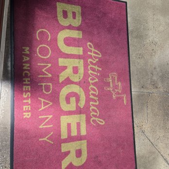 Artisanal Burger Company - Welcome mat entering Artisanal Burger Company. - Burgers Near Me - Manchester, Connecticut