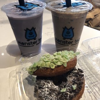 Pike Kitchen - Moster tea: taro and coffee Mochi Donuts from the bakery - Korean Near Me - Rockville, Maryland Pike Kitchen - Moster tea: taro and coffee Mochi Donuts from the bakery - Korean Near Me - Rockville, Maryland