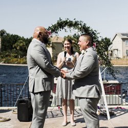 Robyn Diane Events - Robyn officiating our wedding ceremony