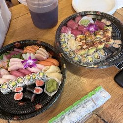 Our order. Needless to say we lost our appetites after finding the rubber bands.