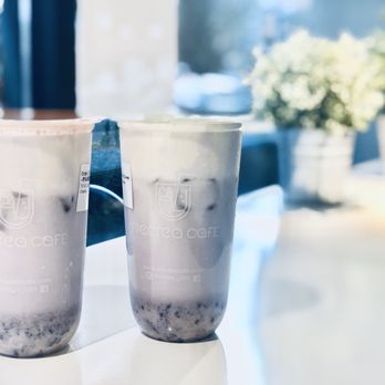 Meetea Cafe- Redmond  - Taro Handmade Taro & Sweet Potato Latte* **added creama - Desserts Near Me - Redmond, Washington