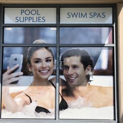 Vantage Pools & Spas - Front window of Vantage LeisureScapes