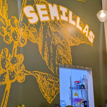 Semillas Cafe - Inside of the small cafe. - Coffee & Tea Near Me - Los Angeles, California