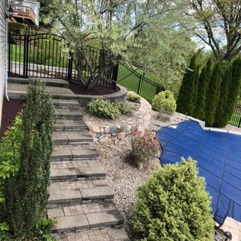 Western Connecticut Hardscapes - a backyard with a pool and landscaping - Landscaping Near Me - Danbury, Connecticut Western Connecticut Hardscapes - a backyard with a pool and landscaping - Landscaping Near Me - Danbury, Connecticut