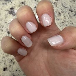 Horrible manicure job Horrible manicure job