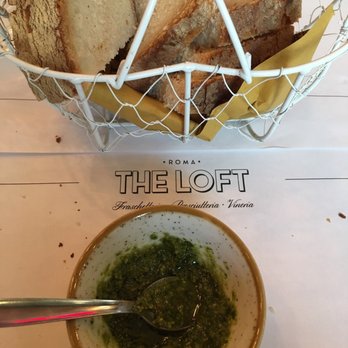 The Loft - Homemade pesto w bread. Delish!!! - Fast Food Near Me - Rome, RM The Loft - Homemade pesto w bread. Delish!!! - Fast Food Near Me - Rome, RM