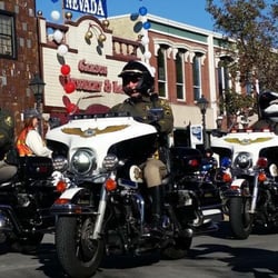 Carson Jewelry & Loan - CCSO Motor Unit enjoying a Beautiful Nevada Day outside the shop!
