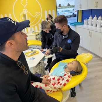 Tiny Tooth Co. - 3 year old watching frozen while getting her teeth cleaned - Pediatric Dentists Near Me - Costa Mesa, California