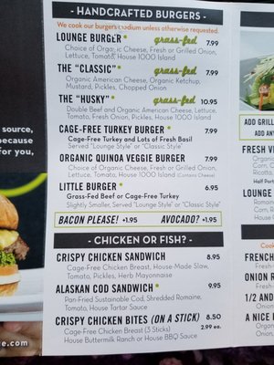 Menu photo 6 Burger Lounge Carlsbad, CA