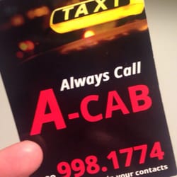 A Cab Spokane - Handy number to have in downtown Spokane!