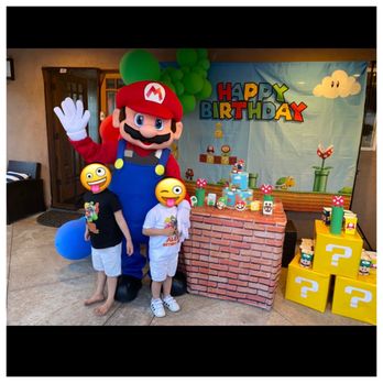 A Plus Party Event Group - Super Mario great costume spot on - Party Characters Near Me