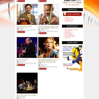 Graphic Palette - New Gold Coast Jazz Society Website - Web Design Near Me - Fort Lauderdale, Florida Graphic Palette - New Gold Coast Jazz Society Website - Web Design Near Me - Fort Lauderdale, Florida