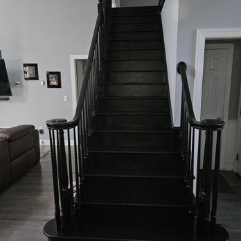 Handy Dan - Steps, spindles and banisters are now updated and sexy! - Painters Near Me Handy Dan - Steps, spindles and banisters are now updated and sexy! - Painters Near Me
