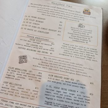 The Library Steakhouse - Menu - Steakhouses Near Me - Fuquay Varina, North Carolina The Library Steakhouse - Menu - Steakhouses Near Me - Fuquay Varina, North Carolina
