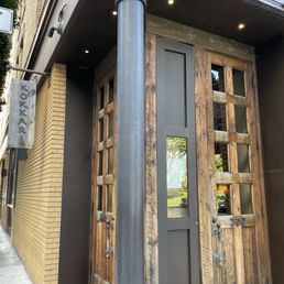 Exterior outside entrance of Kokkari Estiatorio - San Francisco, California Exterior outside entrance of Kokkari Estiatorio - San Francisco, California