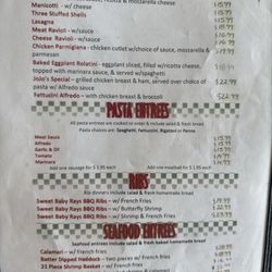 JoJo's OIP & Family Restaurant - Specialty pastas