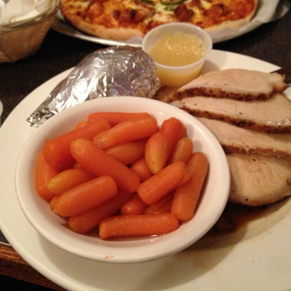Kozy Nook Restaurant - Roast pork, carrots, baked potato - American Near Me - Westport, Massachusetts Kozy Nook Restaurant - Roast pork, carrots, baked potato - American Near Me - Westport, Massachusetts