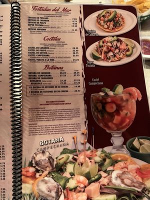 Menu photo 1 Mariscos Las Brisas Chino, CA