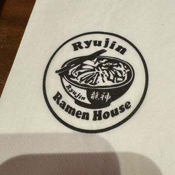 Ryujin Ramen - Ryujin Ramen House napkin - Ramen Near Me - Sacramento, California Ryujin Ramen - Ryujin Ramen House napkin - Ramen Near Me - Sacramento, California