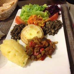La Table des Cornieres - Assiette végétarienne