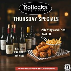 Bollocks Pub & Kitchen - Whitby - Thursday specials